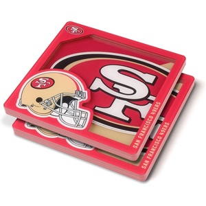image:imageYouTheFan NFL 3D Logo Series CoasterSan Francisco 49ers