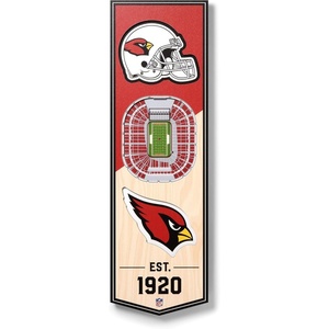 image:imageYouTheFan NFL 3D Stadium Banner  6x19Arizona Cardinals