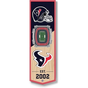 image:imageYouTheFan NFL 3D Stadium Banner  6x19Houston Texans