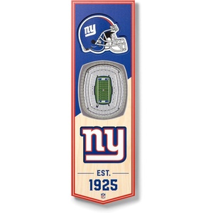 image:imageYouTheFan NFL 3D Stadium Banner  6x19New York Giants