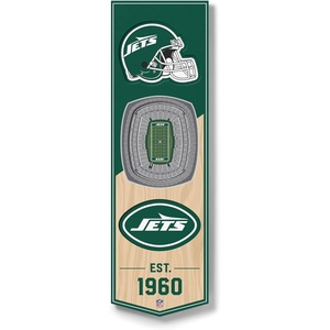 image:imageYouTheFan NFL 3D Stadium Banner  6x19New York Jets