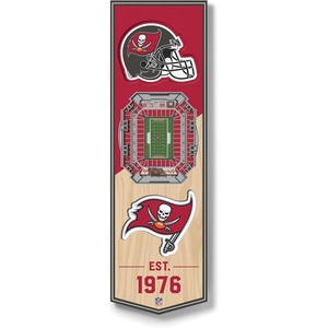 image:imageYouTheFan NFL 3D Stadium Banner  6x19Tampa Bay Buccaneers