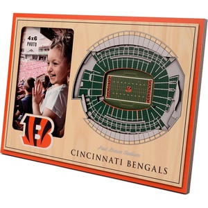 image:imageYouTheFan NFL Arizona Cardinals 3D StadiumViews Picture FrameCincinnati Bengals