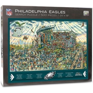 image:imageYouTheFan NFL Joe Journeyman 18 x 24 500Piece Team PuzzlePhiladelphia Eagles