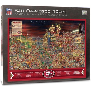 image:imageYouTheFan NFL Joe Journeyman 18 x 24 500Piece Team PuzzleSan Francisco 49ers