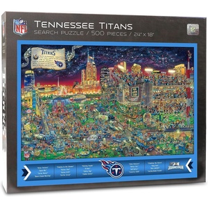 image:imageYouTheFan NFL Joe Journeyman 18 x 24 500Piece Team PuzzleTennessee Titans