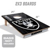 image:imageYouTheFan NFL 2 x 3 Wood Cornhole GameLas Vegas Raiders