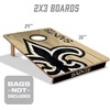 image:imageYouTheFan NFL 2 x 3 Wood Cornhole GameNew Orleans Saints