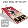 image:imageYouTheFan NFL 2 x 4 Slogan Series Professional Wood Cornhole GameAtlanta Falcons