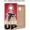 image:imageYouTheFan NFL 2 x 4 Slogan Series Professional Wood Cornhole GameAtlanta Falcons