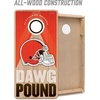 image:imageYouTheFan NFL 2 x 4 Slogan Series Professional Wood Cornhole GameCleveland Browns