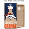 image:imageYouTheFan NFL 2 x 4 Slogan Series Professional Wood Cornhole GameDenver Broncos