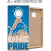 image:imageYouTheFan NFL 2 x 4 Slogan Series Professional Wood Cornhole GameDetroit Lions