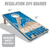 image:imageYouTheFan NFL 2 x 4 Slogan Series Professional Wood Cornhole GameDetroit Lions
