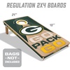 image:imageYouTheFan NFL 2 x 4 Slogan Series Professional Wood Cornhole GameGreen Bay Packers