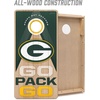image:imageYouTheFan NFL 2 x 4 Slogan Series Professional Wood Cornhole GameGreen Bay Packers