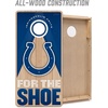 image:imageYouTheFan NFL 2 x 4 Slogan Series Professional Wood Cornhole GameIndianapolis Colts