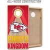 image:imageYouTheFan NFL 2 x 4 Slogan Series Professional Wood Cornhole GameKansas City Chiefs