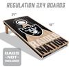 image:imageYouTheFan NFL 2 x 4 Slogan Series Professional Wood Cornhole GameLas Vegas Raiders