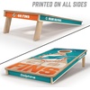 image:imageYouTheFan NFL 2 x 4 Slogan Series Professional Wood Cornhole GameMiami Dolphins