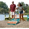 image:imageYouTheFan NFL 2 x 4 Slogan Series Professional Wood Cornhole GameMiami Dolphins