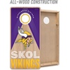 image:imageYouTheFan NFL 2 x 4 Slogan Series Professional Wood Cornhole GameMinnesota Vikings