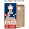 image:imageYouTheFan NFL 2 x 4 Slogan Series Professional Wood Cornhole GameNew England Patriots