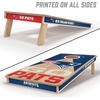 image:imageYouTheFan NFL 2 x 4 Slogan Series Professional Wood Cornhole GameNew England Patriots