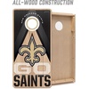 image:imageYouTheFan NFL 2 x 4 Slogan Series Professional Wood Cornhole GameNew Orleans Saints