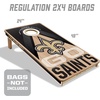image:imageYouTheFan NFL 2 x 4 Slogan Series Professional Wood Cornhole GameNew Orleans Saints