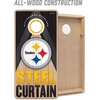 image:imageYouTheFan NFL 2 x 4 Slogan Series Professional Wood Cornhole GamePittsburgh Steelers