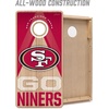image:imageYouTheFan NFL 2 x 4 Slogan Series Professional Wood Cornhole GameSan Francisco 49ers