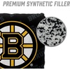 image:imageYouTheFan OfficiallyLicensed NHL Set of 4 Cornhole Bags  All Weather Regulation 6 x 6 Size  16oz Weight  Designed in USABoston Bruins  Black
