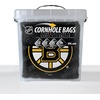 image:imageYouTheFan OfficiallyLicensed NHL Set of 4 Cornhole Bags  All Weather Regulation 6 x 6 Size  16oz Weight  Designed in USABoston Bruins  Black