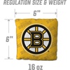 image:imageYouTheFan OfficiallyLicensed NHL Set of 4 Cornhole Bags  All Weather Regulation 6 x 6 Size  16oz Weight  Designed in USABoston Bruins  Yellow