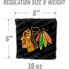 image:imageYouTheFan OfficiallyLicensed NHL Set of 4 Cornhole Bags  All Weather Regulation 6 x 6 Size  16oz Weight  Designed in USAChicago Blackhawks  Black