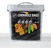 image:imageYouTheFan OfficiallyLicensed NHL Set of 4 Cornhole Bags  All Weather Regulation 6 x 6 Size  16oz Weight  Designed in USAChicago Blackhawks  Black