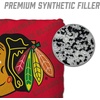 image:imageYouTheFan OfficiallyLicensed NHL Set of 4 Cornhole Bags  All Weather Regulation 6 x 6 Size  16oz Weight  Designed in USAChicago Blackhawks  Red