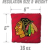 image:imageYouTheFan OfficiallyLicensed NHL Set of 4 Cornhole Bags  All Weather Regulation 6 x 6 Size  16oz Weight  Designed in USAChicago Blackhawks  Red