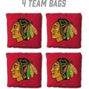 image:imageYouTheFan OfficiallyLicensed NHL Set of 4 Cornhole Bags  All Weather Regulation 6 x 6 Size  16oz Weight  Designed in USAChicago Blackhawks  Red