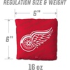 image:imageYouTheFan OfficiallyLicensed NHL Set of 4 Cornhole Bags  All Weather Regulation 6 x 6 Size  16oz Weight  Designed in USADetroit Red Wings  Red