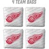 image:imageYouTheFan OfficiallyLicensed NHL Set of 4 Cornhole Bags  All Weather Regulation 6 x 6 Size  16oz Weight  Designed in USADetroit Red Wings  White