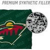 image:imageYouTheFan OfficiallyLicensed NHL Set of 4 Cornhole Bags  All Weather Regulation 6 x 6 Size  16oz Weight  Designed in USAMinnesota Wild  Green