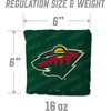 image:imageYouTheFan OfficiallyLicensed NHL Set of 4 Cornhole Bags  All Weather Regulation 6 x 6 Size  16oz Weight  Designed in USAMinnesota Wild  Green