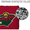 image:imageYouTheFan OfficiallyLicensed NHL Set of 4 Cornhole Bags  All Weather Regulation 6 x 6 Size  16oz Weight  Designed in USAMinnesota Wild  Red