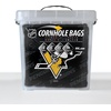 image:imageYouTheFan OfficiallyLicensed NHL Set of 4 Cornhole Bags  All Weather Regulation 6 x 6 Size  16oz Weight  Designed in USAPittsburgh Penguins  Black