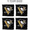 image:imageYouTheFan OfficiallyLicensed NHL Set of 4 Cornhole Bags  All Weather Regulation 6 x 6 Size  16oz Weight  Designed in USAPittsburgh Penguins  Black