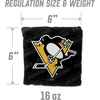 image:imageYouTheFan OfficiallyLicensed NHL Set of 4 Cornhole Bags  All Weather Regulation 6 x 6 Size  16oz Weight  Designed in USAPittsburgh Penguins  Black