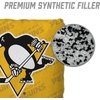 image:imageYouTheFan OfficiallyLicensed NHL Set of 4 Cornhole Bags  All Weather Regulation 6 x 6 Size  16oz Weight  Designed in USAPittsburgh Penguins  Yellow