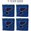 image:imageYouTheFan OfficiallyLicensed NHL Set of 4 Cornhole Bags  All Weather Regulation 6 x 6 Size  16oz Weight  Designed in USASt Louis Blues  Blue
